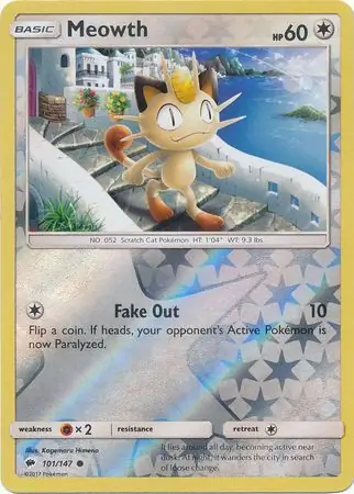 Meowth, catalogue front