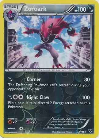 Zoroark, catalogue front