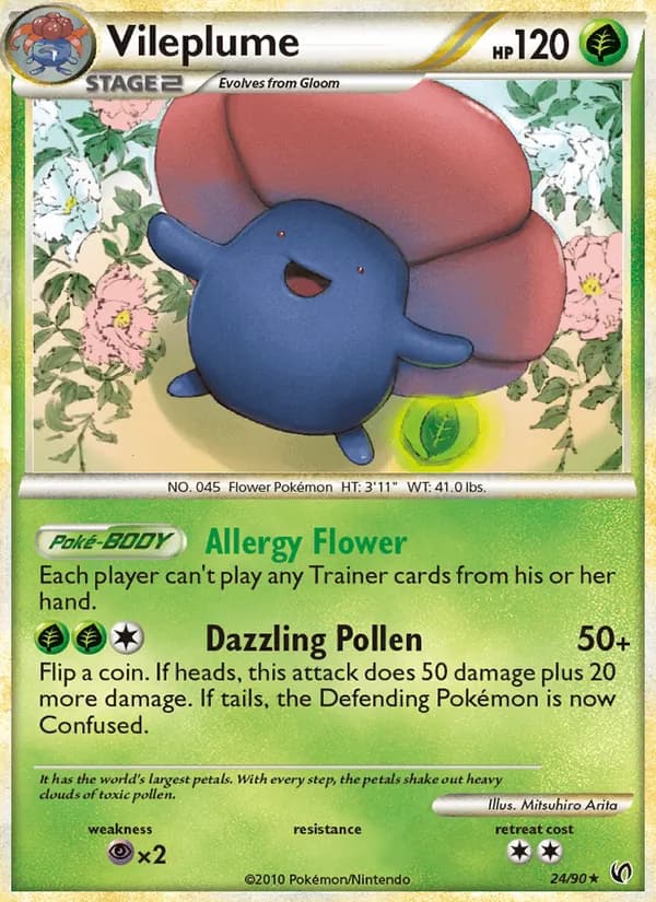Vileplume, catalogue front