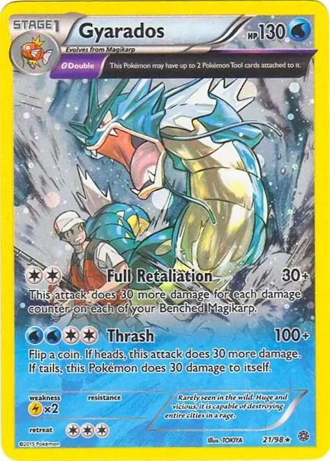 Gyarados, catalogue front