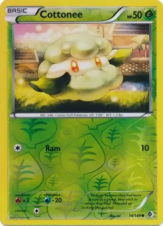 Cottonee, catalogue front