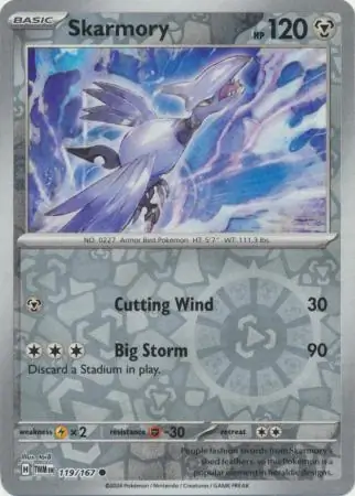 Skarmory, catalogue front