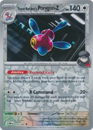 Team Rocket's Porygon-Z, catalogue front