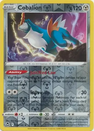 Cobalion, catalogue front