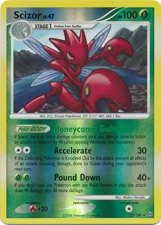 Scizor, catalogue front