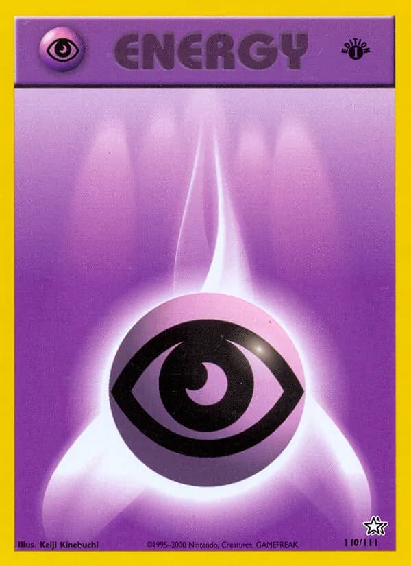 Psychic Energy, catalogue front