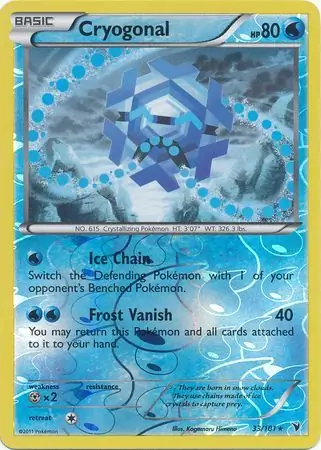 Cryogonal, catalogue front