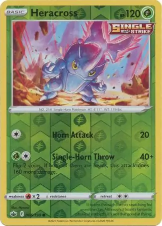 Heracross, catalogue front