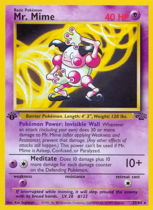 Mr. Mime, catalogue front
