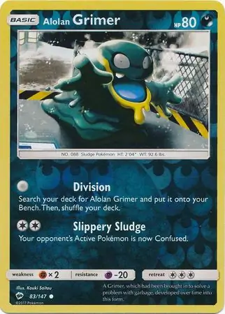 Alolan Grimer, catalogue front