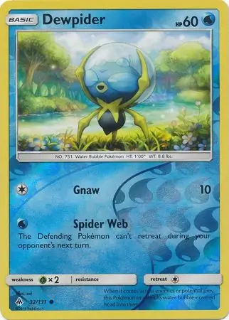 Dewpider, catalogue front