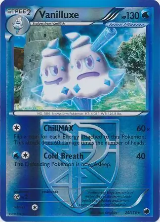 Vanilluxe, catalogue front