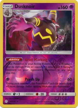 Dusknoir, catalogue front