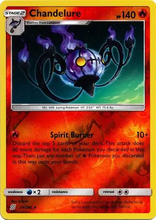 Chandelure, catalogue front