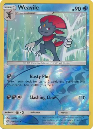 Weavile, catalogue front