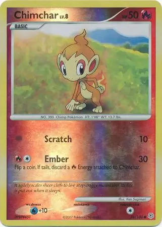 Chimchar, catalogue front