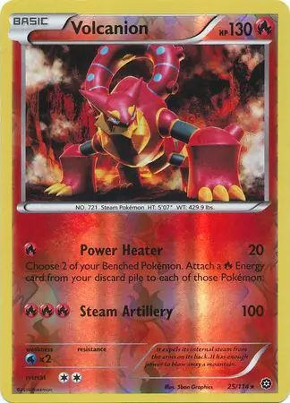 Volcanion, catalogue front