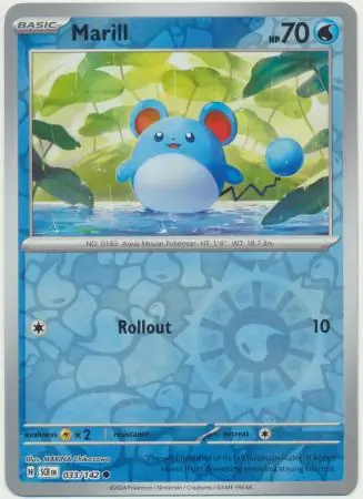 Marill, catalogue front