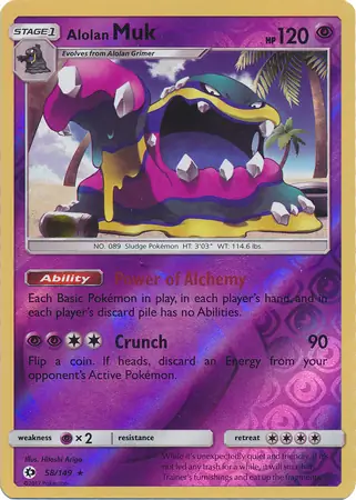 Alolan Muk, catalogue front