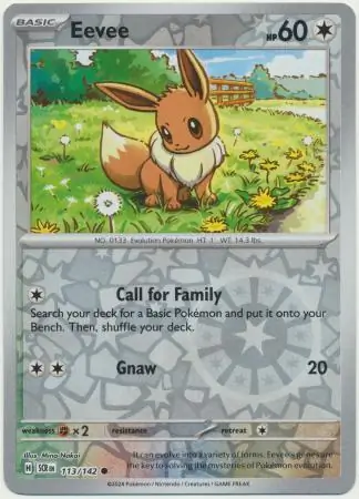 Eevee, catalogue front