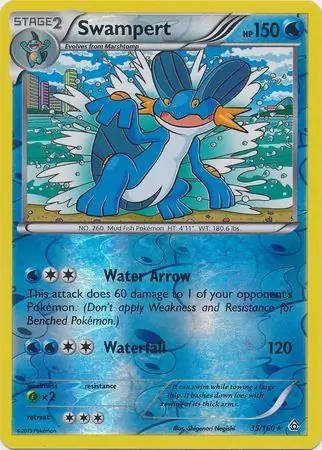 Swampert, catalogue front