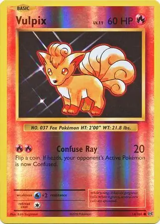Vulpix, catalogue front