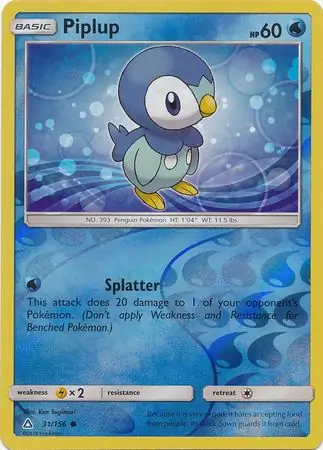 Piplup, catalogue front