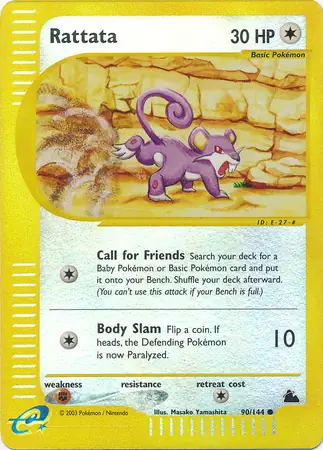 Rattata, catalogue front