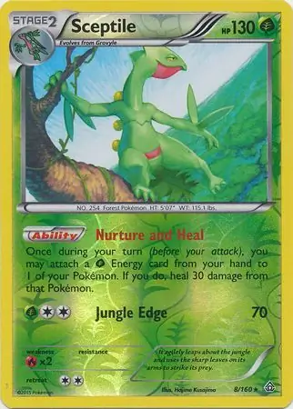 Sceptile, catalogue front