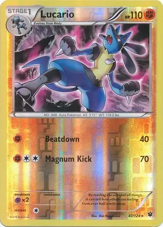 Lucario, catalogue front