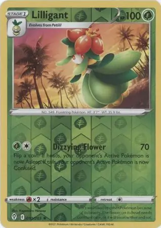 Lilligant, catalogue front