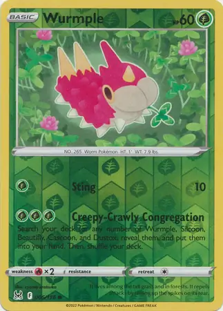 Wurmple, catalogue front