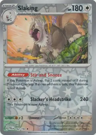Slaking, catalogue front