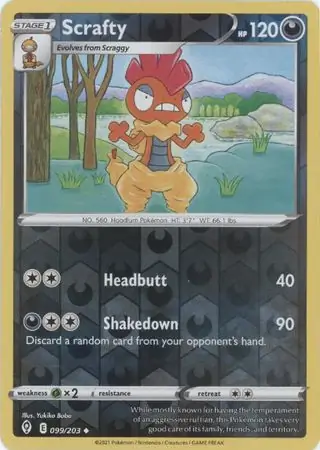 Scrafty, catalogue front