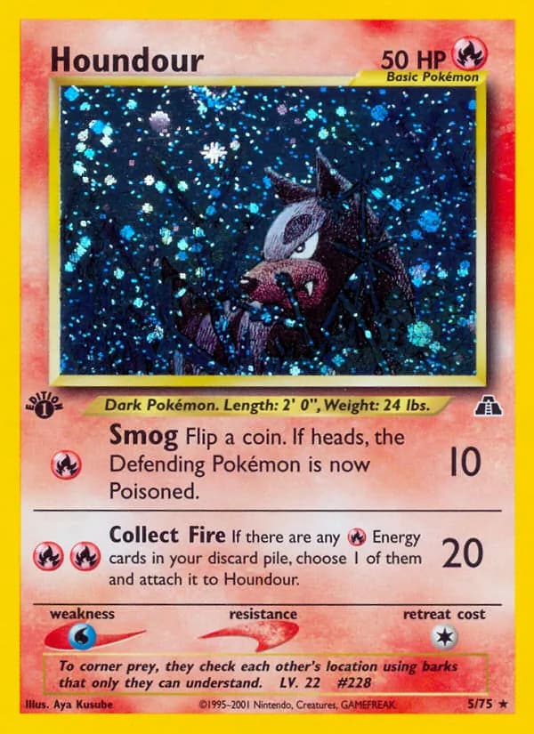 Houndour, catalogue front