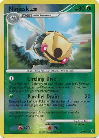 Ninjask, catalogue front