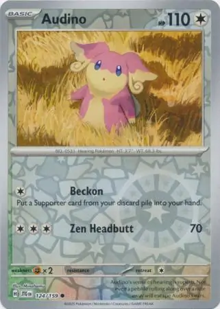 Audino, catalogue front