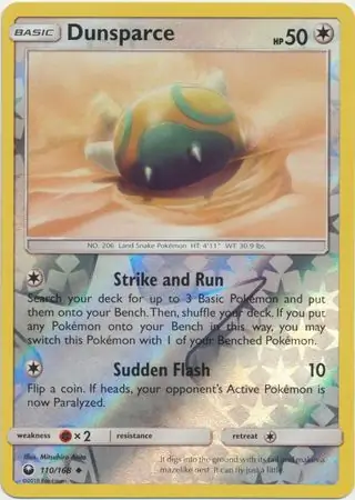 Dunsparce, catalogue front