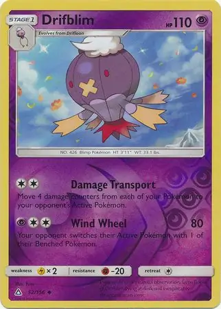 Drifblim, catalogue front