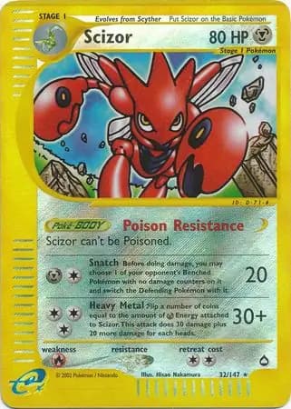 Scizor, catalogue front