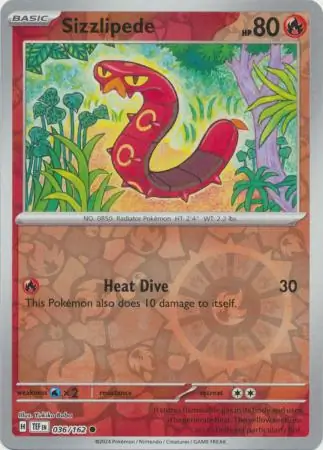 Sizzlipede, catalogue front