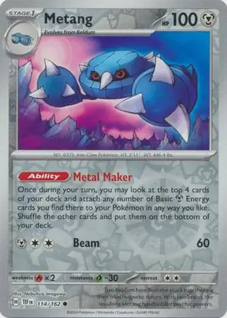 Metang, catalogue front