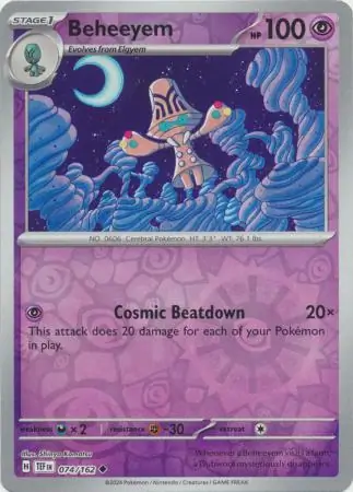 Beheeyem, catalogue front