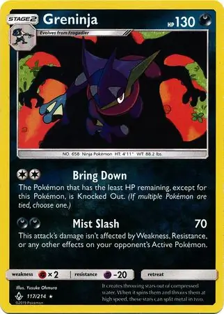 Greninja, catalogue front