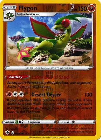 Flygon, catalogue front