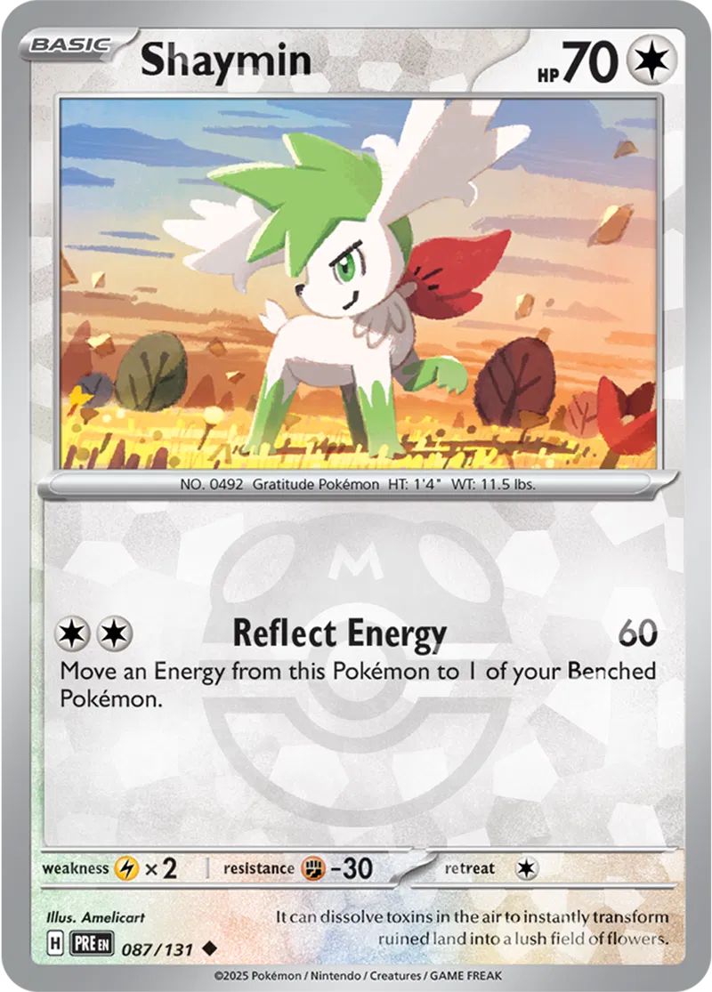 Shaymin, catalogue front