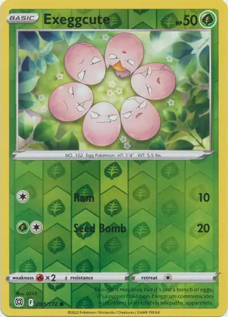 Exeggcute, catalogue front