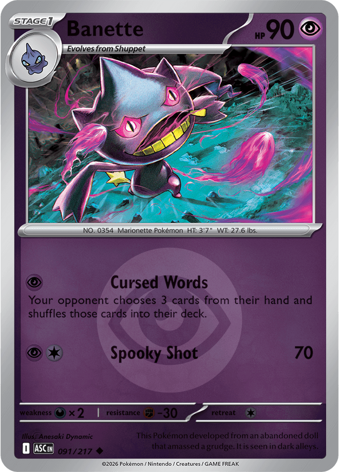 Banette, catalogue front
