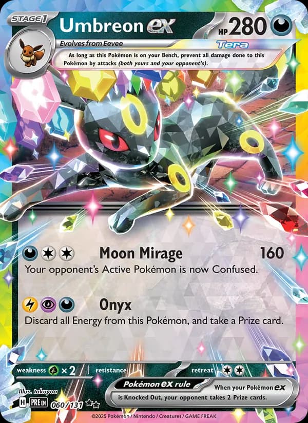 Umbreon ex, catalogue front