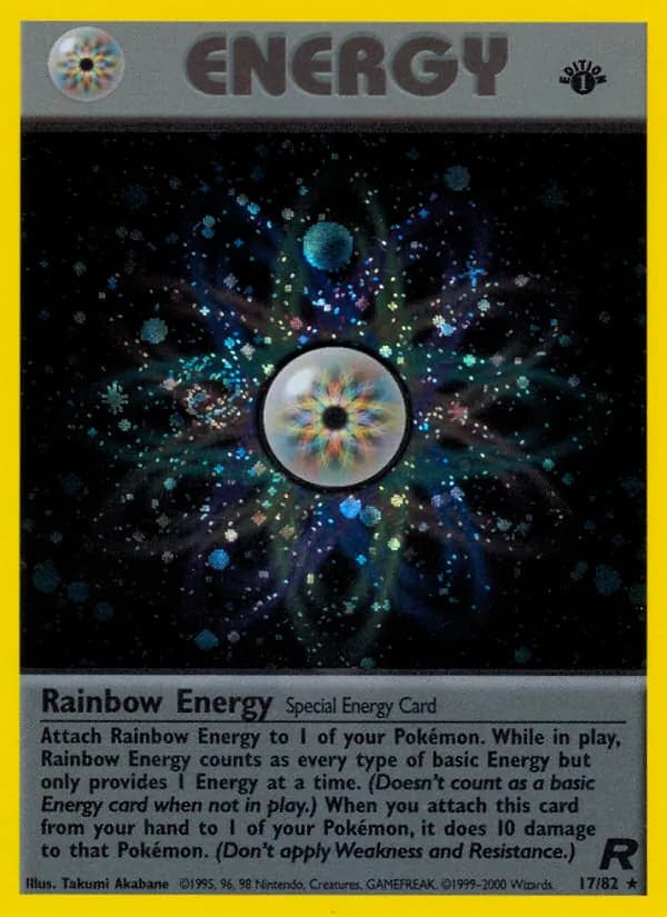 Rainbow Energy, catalogue front